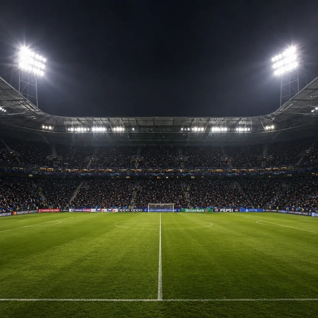 A vibrant night at the stadium