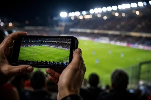 livescores Watching the match up close